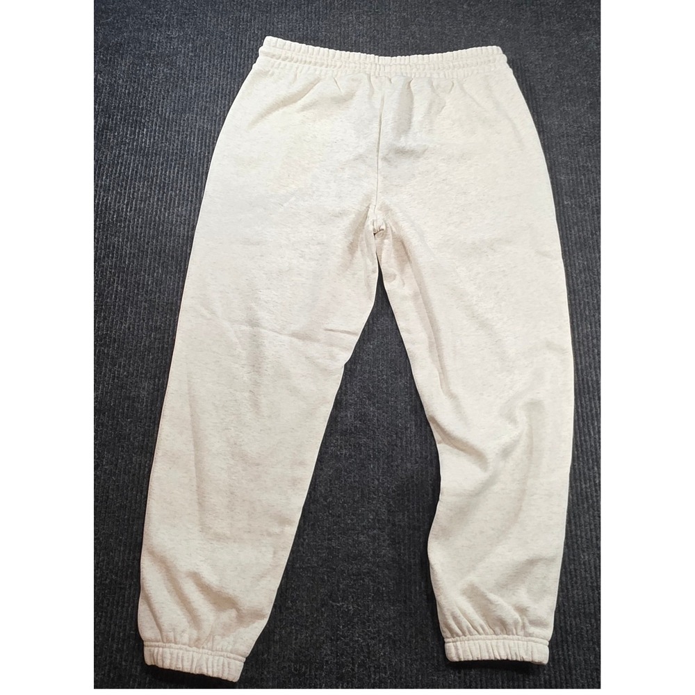 NEW Fabletics Jogger Sweatpants Womens XL Cream NWT Fleece Pockets Comfy Fleece - Picture 4 of 7